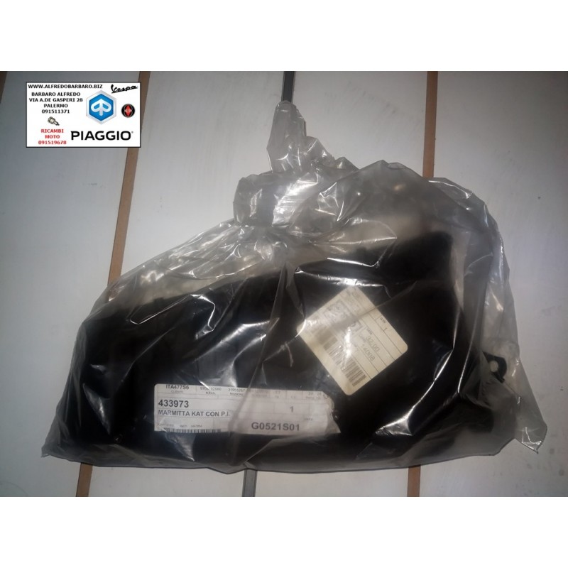 Marmitta catalitica free piaggio 433973