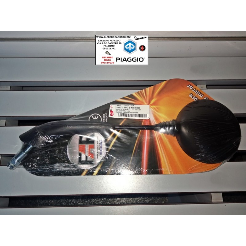 Specchio sinistro nero Piaggio liberty 50-125-150-200 cif 20210 sim. piaggio 560968