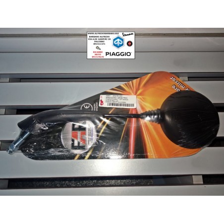 Specchio sinistro nero Piaggio liberty 50-125-150-200 cif 20210 sim. piaggio 560968