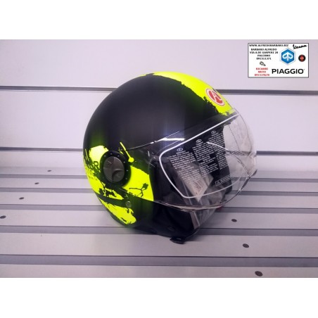 Casco demi-jet mod. 101 visiera elicotterista summer giallo S 8068080592596 Al 10299