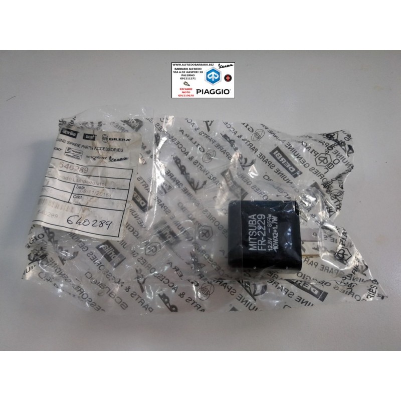 Intermittenza rele frecce Piaggio Beverly Zip Free Nrg Vespa Lx GTS GTV originale piaggio 640289