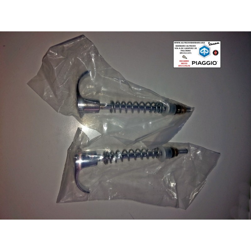 Coppia ganci ritegno cofani vespa px-pe 1^ serie Rally 180-200 Cif-6137