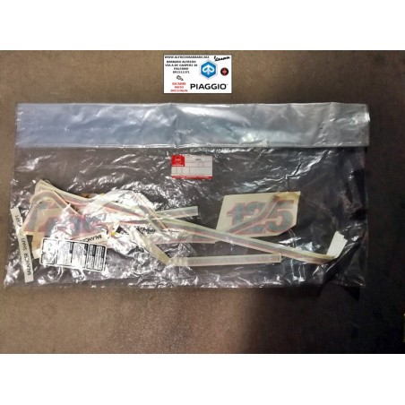 Serie decalco gilera kz 125 carena posteriore originale gilera 318594