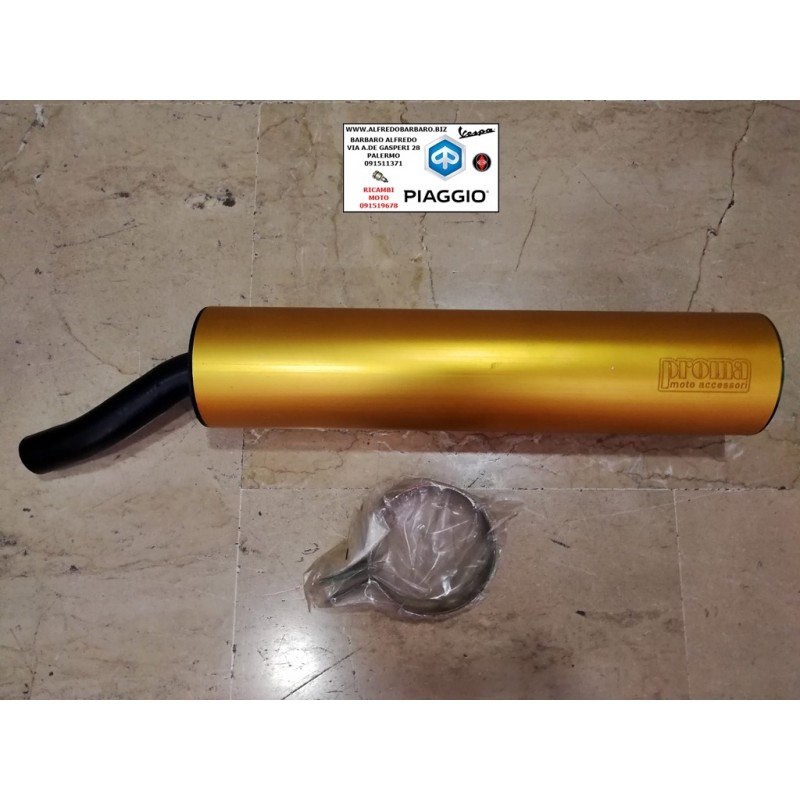 Silenziatore marmitta gilera rx 125 proma SA131