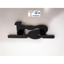 Targhetta Si Piaggio coppe laterali in plastica originale piaggio 231900