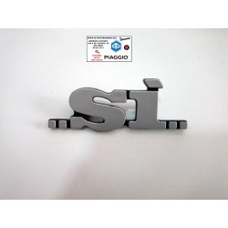 Targhetta Si Piaggio coppe laterali in plastica originale piaggio 231900