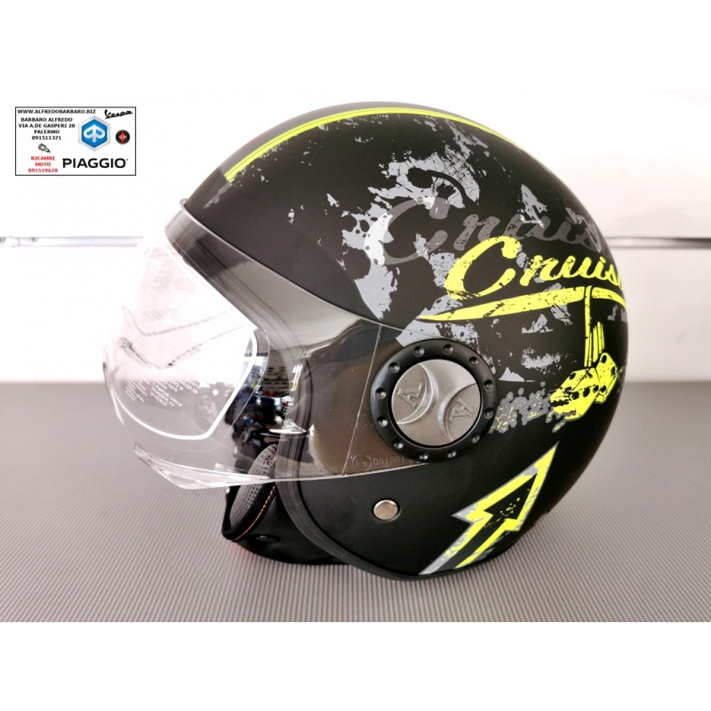 Casco demi-jet 101 visiera elicotterista cruisin confort Al