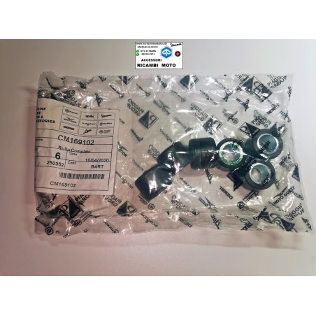kit 6 rulli piaggio liberty 4t 125 vespa lx 125 originale piaggio CM169102