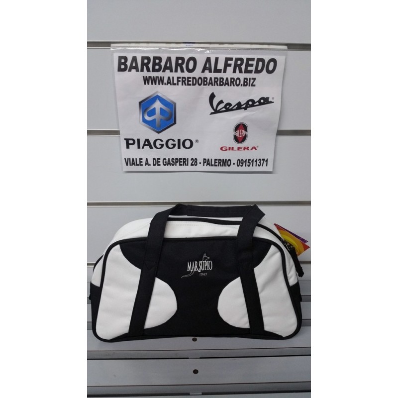 Borsetta vogue in polyestere 600 pu nero bianco