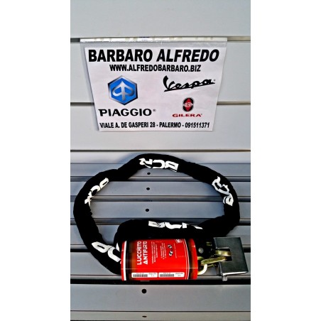 Lucchetto a catena antifurto quad box 10x10x1700 moto e scooter bcr 407500040