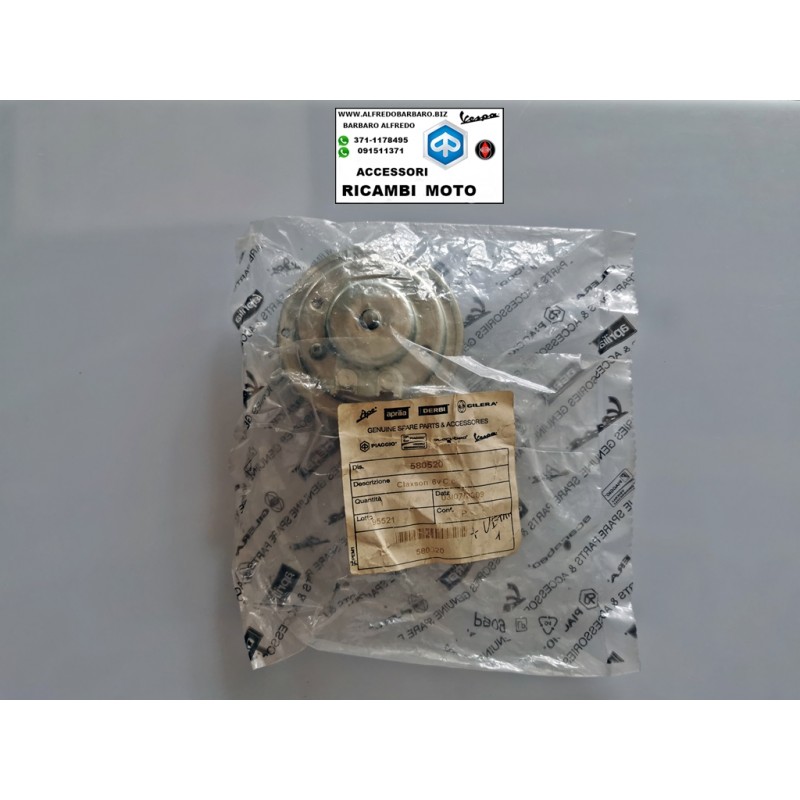 Claxson 6V C.C. Vespa PV, Sprint, Rally, Px originale piaggio 580520