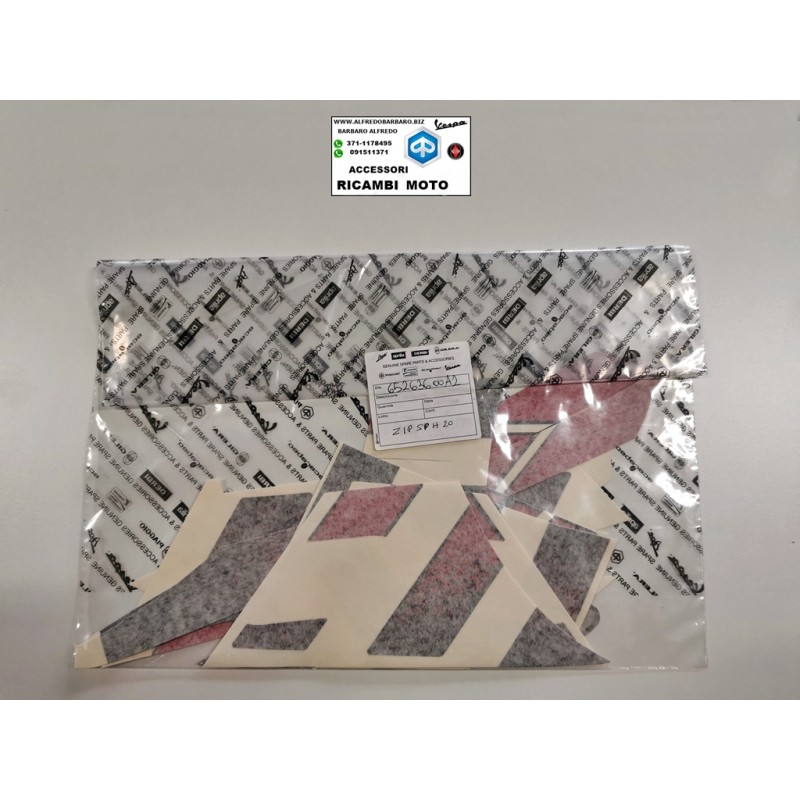 KIT TARGHETTE ZIP SP  2006-2013 ORIGINALE PIAGGIO 65263600A2