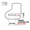 Bloccadisco universale per moto scooter e maxi scooter Perno 5,5 mm lampa 90626