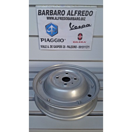 Cerchio Vespa 50-90 grossa misura 3,00x10 grigio metalizzato 5509
