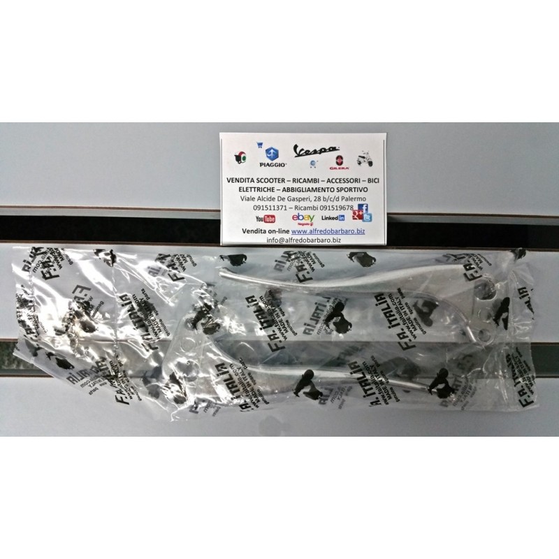 Coppia Leve freno frizione vespa N-E-L- 50-90- 125 GS codice 1205 fa italia