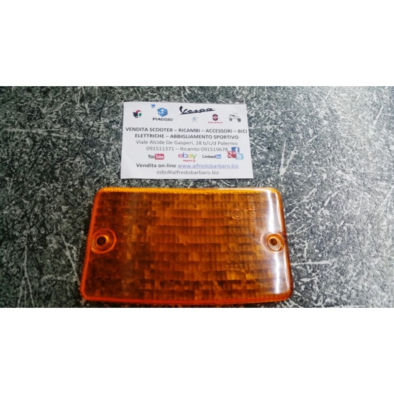 Vetro Freccia anteriore arancione SX vespa pk xl- n codice originale piaggio 234769