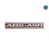 Targhetta Adesiva ABS-ASR beverly 300 350 originale piaggio 675047