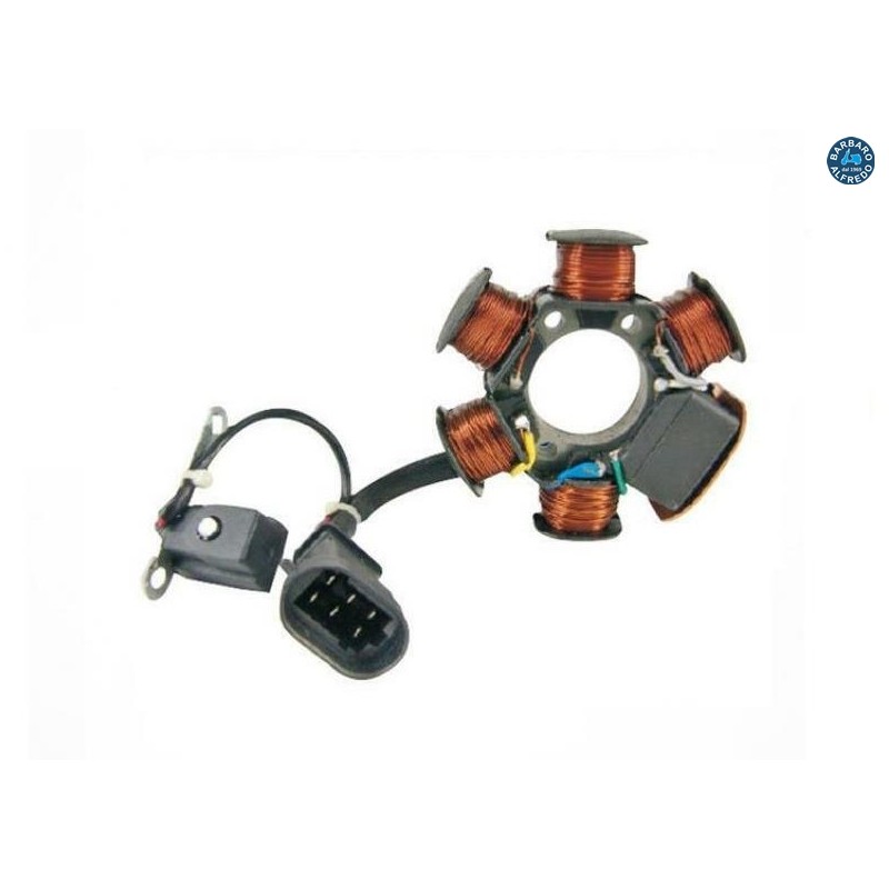 Statore volano completo (kokusan) piaggio liberty fly nrg typhoon zip vespa  s lx originale piaggio 639865