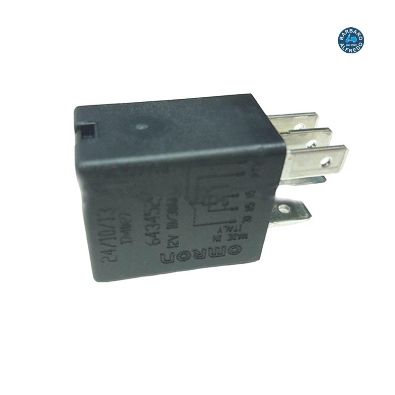Microrele con resistenza 12V 30A-10A devio luci beverly liberty mp3 vespa originale piaggio 1D001636