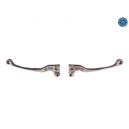 COPPIA LEVE FRENO E FRIZIONE CROMATE LUCIDE  VESPA 50 125 V HP ORIGINALE PIAGGIO 274546 274547