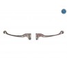 COPPIA LEVE FRENO E FRIZIONE CROMATE LUCIDE  VESPA 50 125 V HP ORIGINALE PIAGGIO 274546 274547