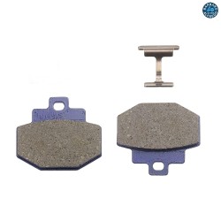 COPPIA PASTICCHE FRENO POSTERIORI VESPA GT 125 200 GTS 125 250 ORIGINALI PIAGGIO 647161