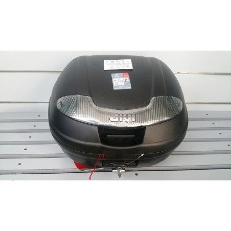 Bauletto givi E340NT Vision Tech 34Lt nero con catadiottri fumè comprensivo di piastra e kit universale