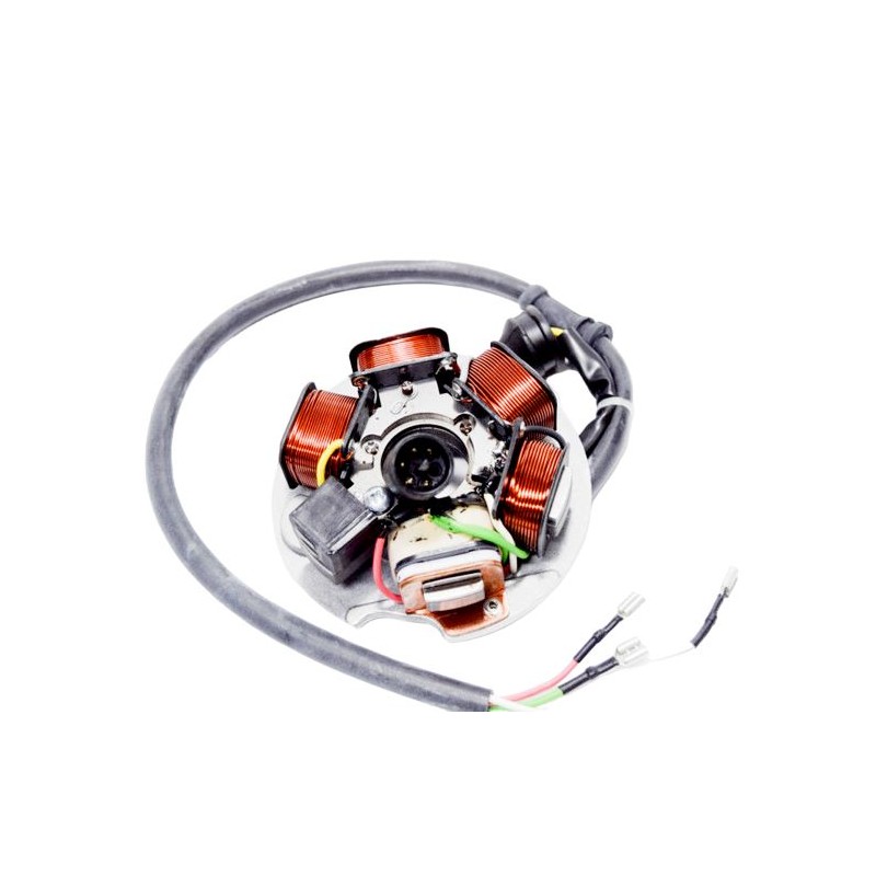 STATORE MAGNETE SUPPORTO BOBINA 5 FILI VESPA 50 125 PK S APE ORIGINALE PIAGGIO 199500 -  497651