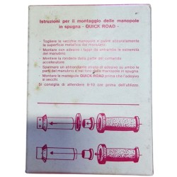 MANOPOLE IN GOMMA SPUGNA MOTOCICLI E MOTO QUICK ROAD