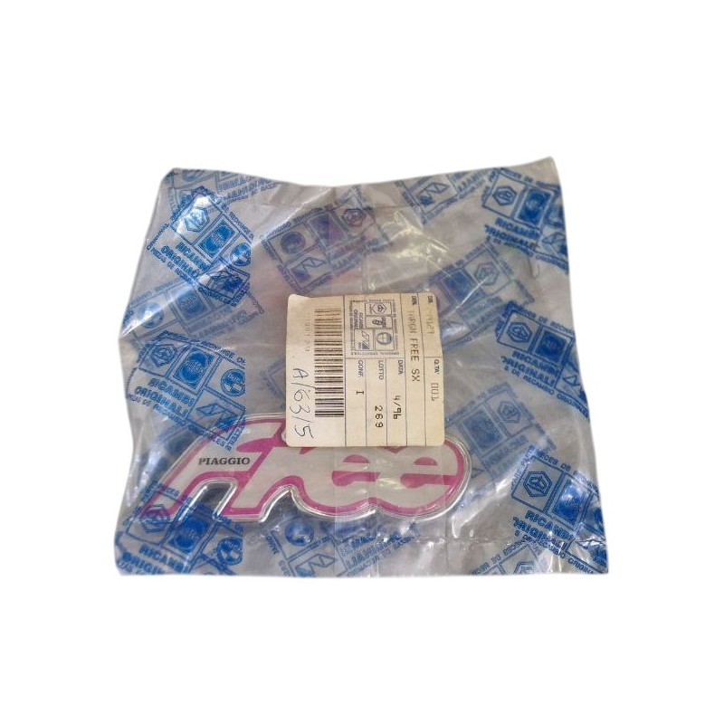 TARGHETTA FREE ADESIVA FIANCATA SINISTRA ORIGINALE PIAGGIO 299129