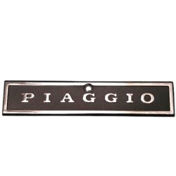 Targhetta per calandra nasello anteriore piaggio vespa px 125 150 200 - 1° serie