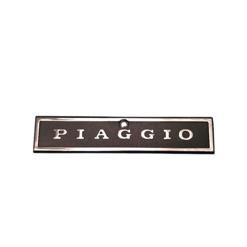 Targhetta per calandra nasello anteriore piaggio vespa px 125 150 200 - 1° serie