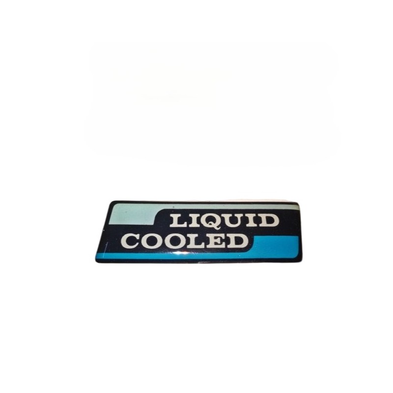 259609 Targhetta liquid cooled frontale originale piaggio