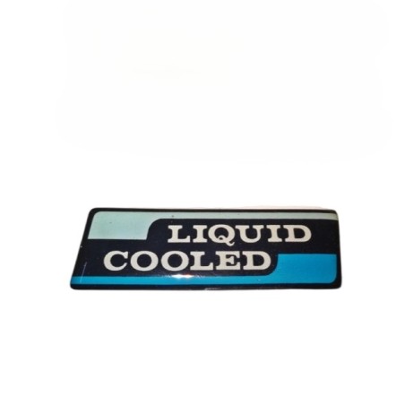 259609 Targhetta liquid cooled frontale originale piaggio