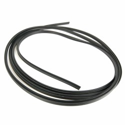 gomma listello pedana 154777 2700 mm 9 mm nera profilo 3 volta