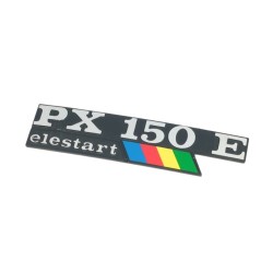 Targhetta PX 150 E Elestart per Vespa PX, ricambio originale Piaggio 198657