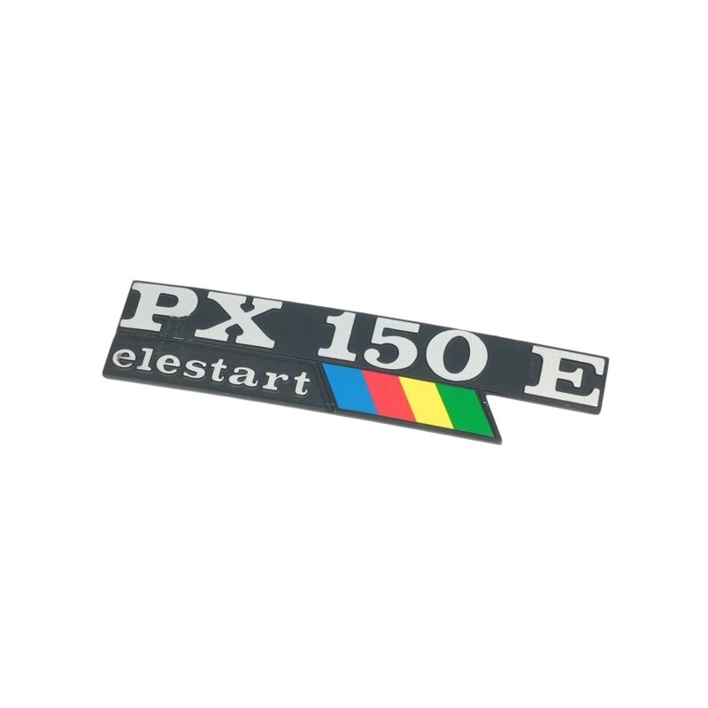 Targhetta PX 150 E Elestart per Vespa PX, ricambio originale Piaggio 198657