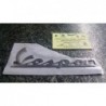 Targhetta adesiva resinata cromata Vespa GTS 125-250-300 touring 300 LX 2T-4T PX 125-150 codice 10471