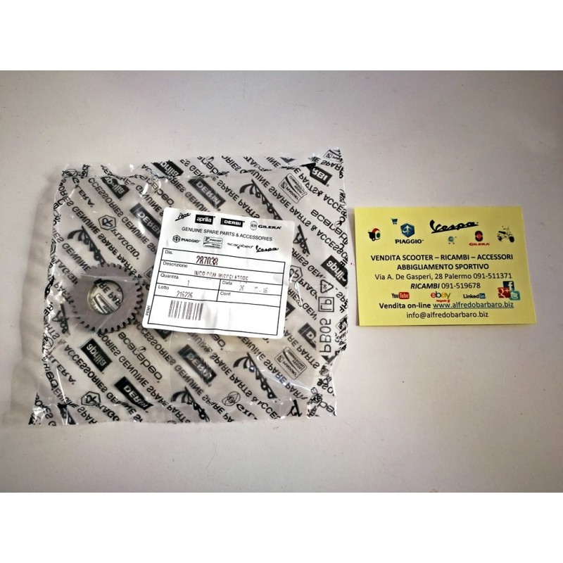 Ingranaggio Piaggio Comando Miscelatore vespa px 125-150-200 originale 287038
