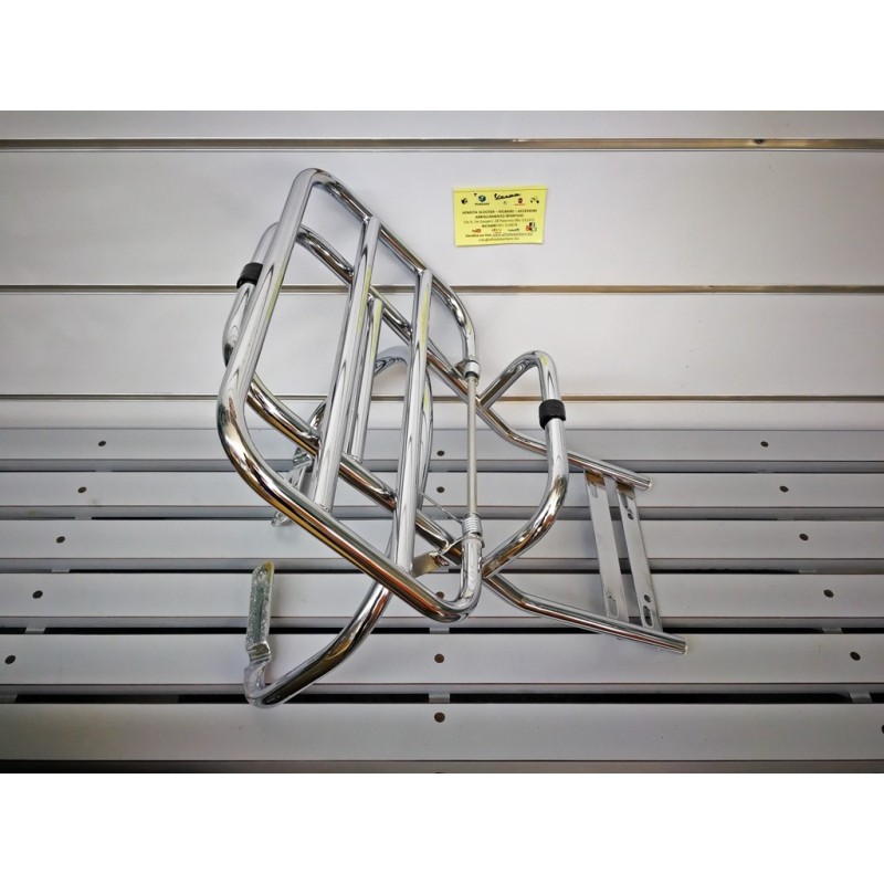 Portapacchi posteriore vespa px fr.Disco -My- Lml cromato con maniglione 9201 ex A9198