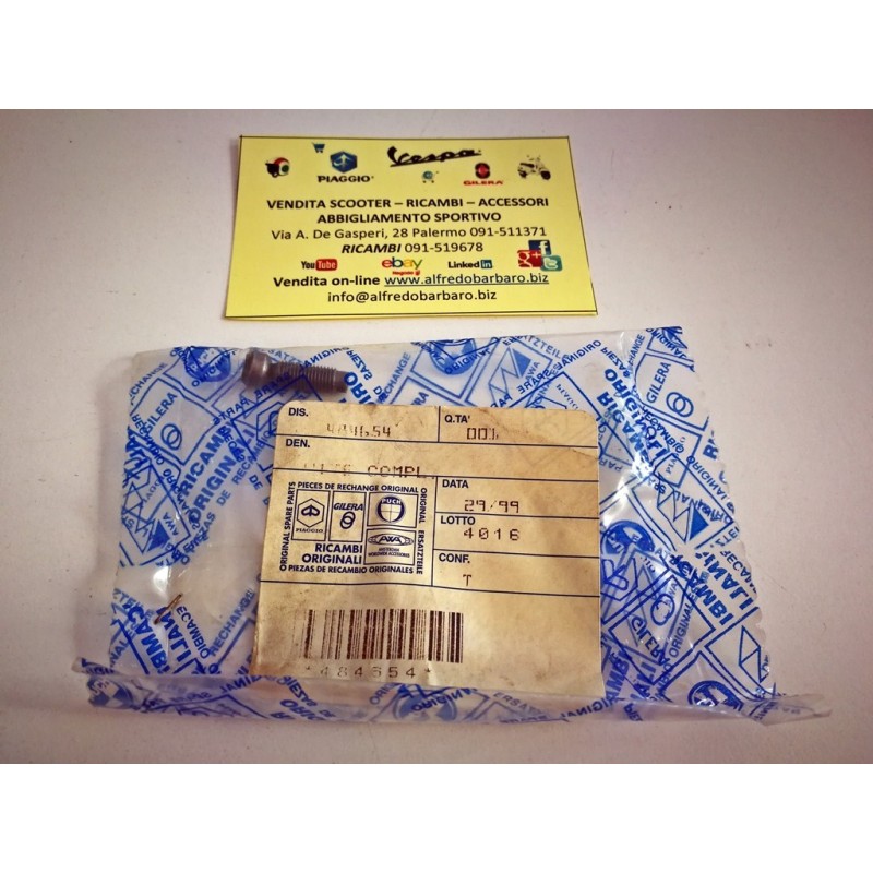 Vite Registro regolazione Valvole Piaggio X9 X8 125 180 200 250 Originale 484654