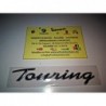 Targhetta vespa touring gts lx primavera px originale piaggio 657584