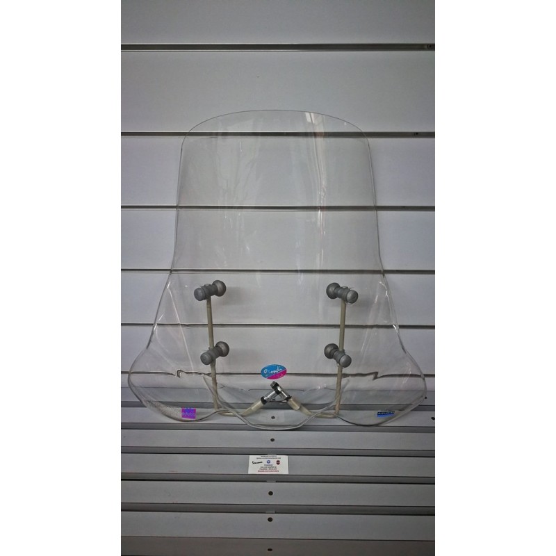 Schermo con attacchi Skipper Piaggio 125-150cc 99 senza bordo Mod. Club Biondi dimensioni cm 69x71 8060997