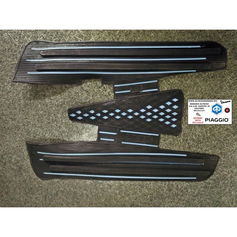Tappeto tappetino in gomma  Vespa 125 150 superauto fratelli biondi