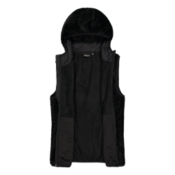 Gilet in pile da donna HighLoft con trama a rombi e cappuccio cmp 31P1716