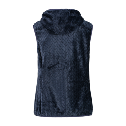 Gilet in pile da donna HighLoft con trama a rombi e cappuccio cmp 31P1716