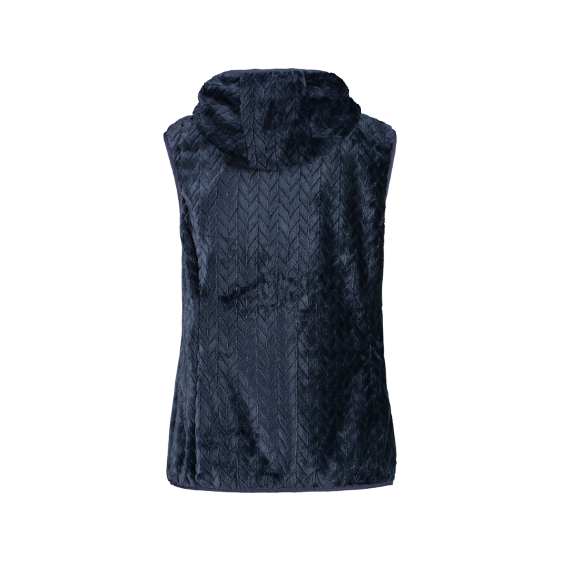 Gilet in pile da donna HighLoft con trama a rombi e cappuccio cmp 31P1716