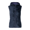 Gilet in pile da donna HighLoft con trama a rombi e cappuccio cmp 31P1716