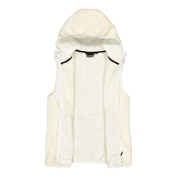 Gilet in pile da donna HighLoft con trama a rombi e cappuccio cmp 31P1716