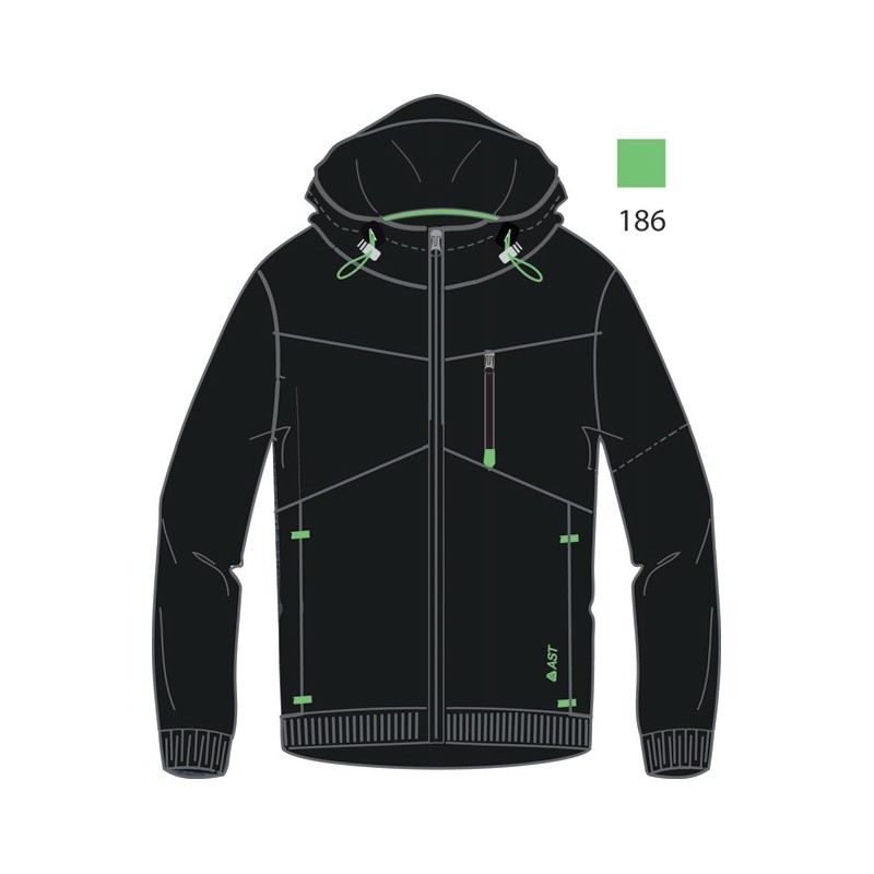 Felpa uomo man fitness ast F69J